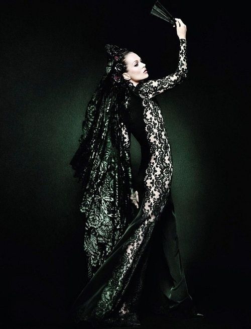 Kate Moss, Flamenco, Vogue Espana 2012