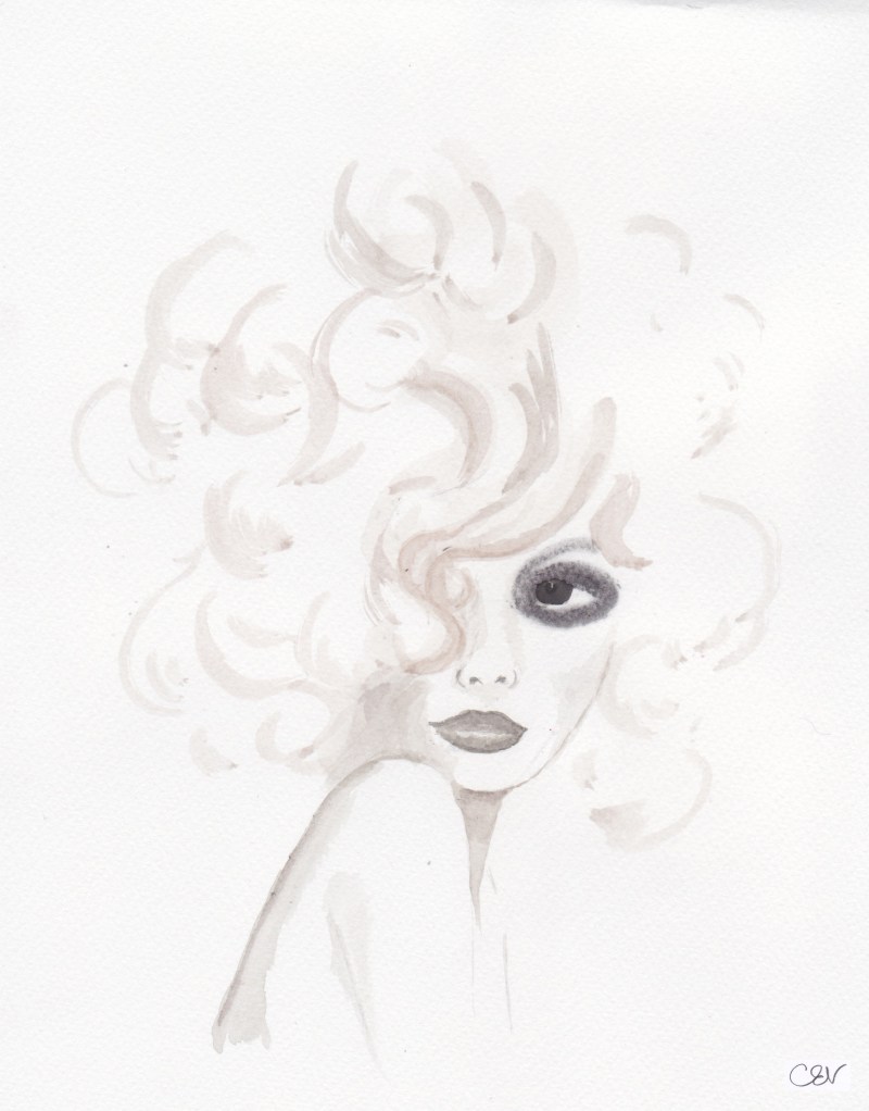 Carolyn Everitt, Illustration, Bette Davis Eyes