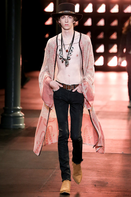 Saint Laurent spring menswear 2014, Hedi Slimane, boho style, boho boys