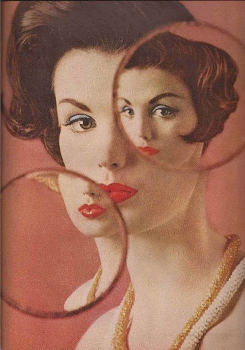 Vogue 1960, mirror, reflection